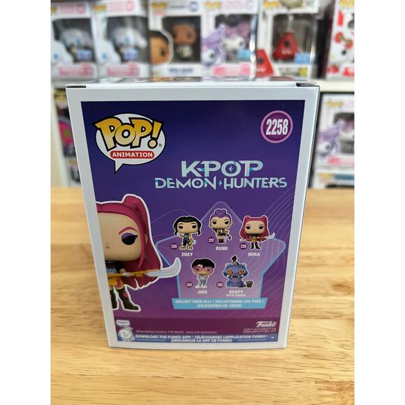 NEW IN HAND AUTHENTIC Mira K-Pop Demon Hunters Funko Pop #2258 Huntr/X Animation - Picture 3 of 6